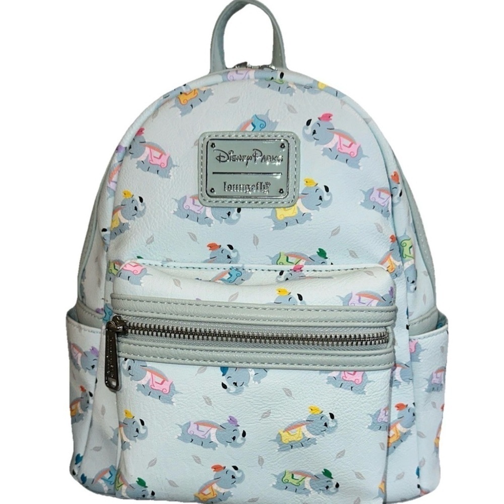 Disney Parks Loungefly Dumbo The Flying Elephant Ride Attraction Backpack Bag